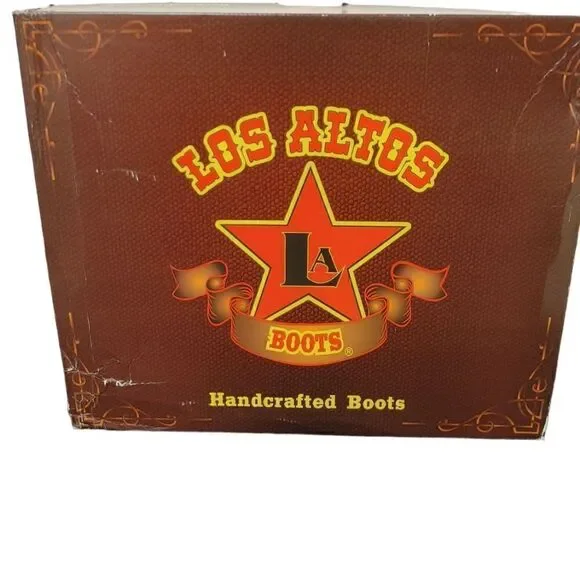 MEN'S LOS ALTOS 3X TOE BOOT. CAIMAN WITH DEER PRINT SIZE 8EE. 19528201.